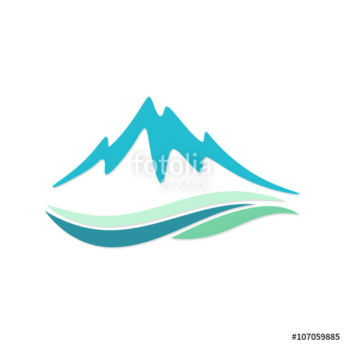 500x500 Mountain Vector Logo Stock Image And Royalty Free Vector Files On