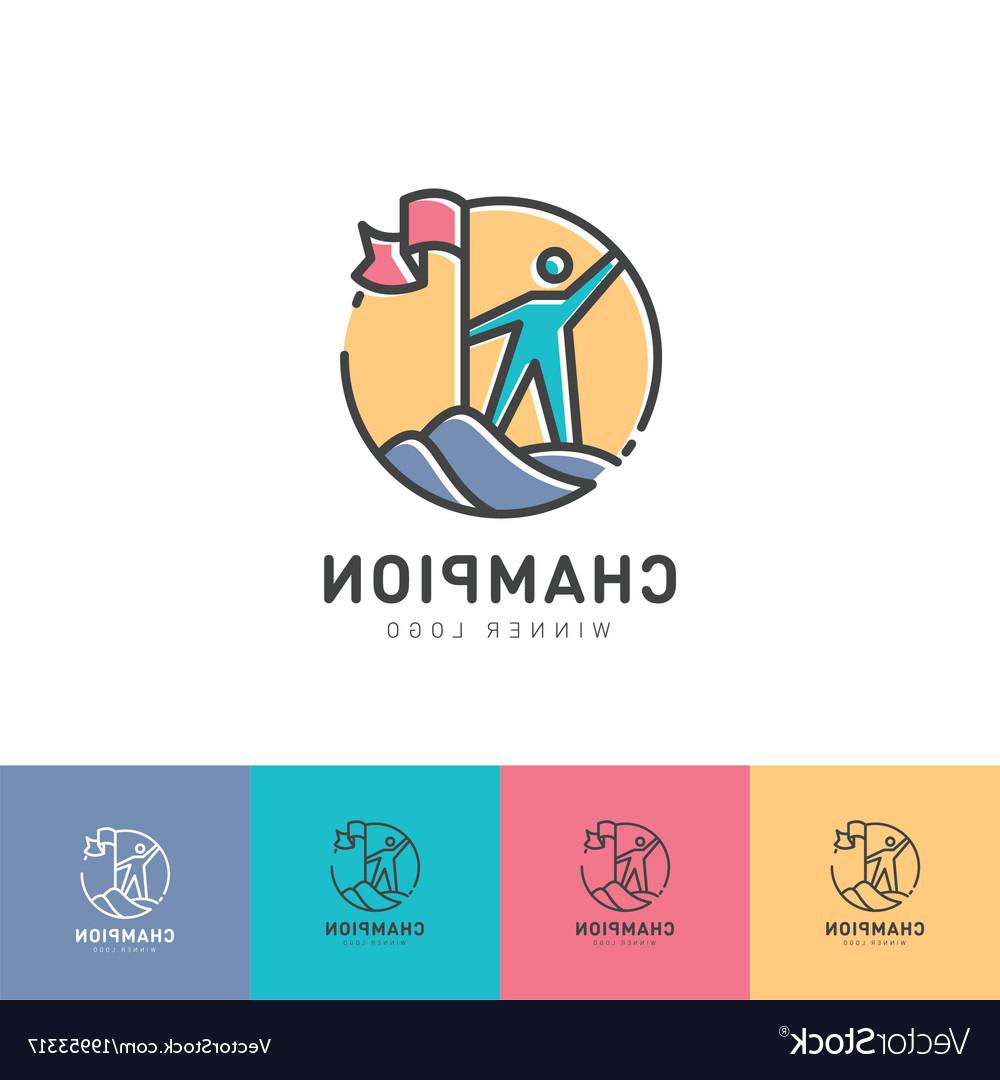 1000x1080 Best Free Logo Champion Winner Man Flag Mountain Vector Photos