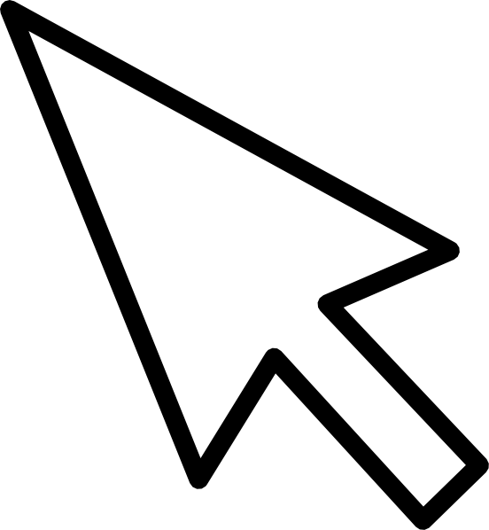 552x598 Mouse Cursor Vector