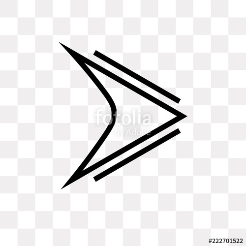 500x500 Mouse Cursor Vector Icon Isolated On Transparent Background, Mouse