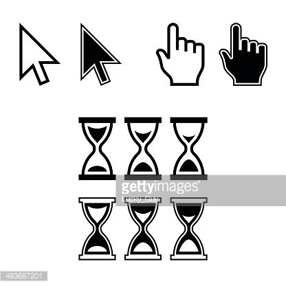 416x416 Cursor Mouse Pointer Vector Premium Clipart