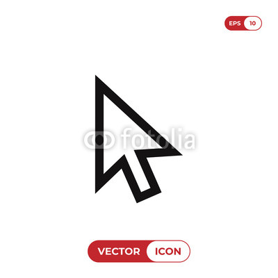 400x400 Cursor Vector Icon. Mouse, Pointer, Click Symbol Buy Photos Ap