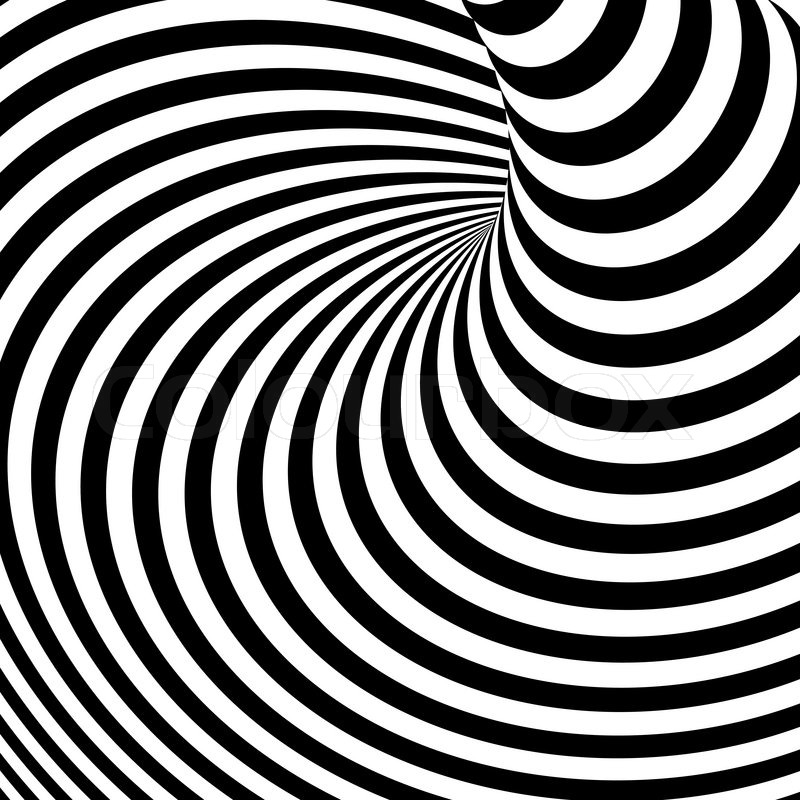 800x800 Design Monochrome Vortex Movement Illusion Background. Abstract
