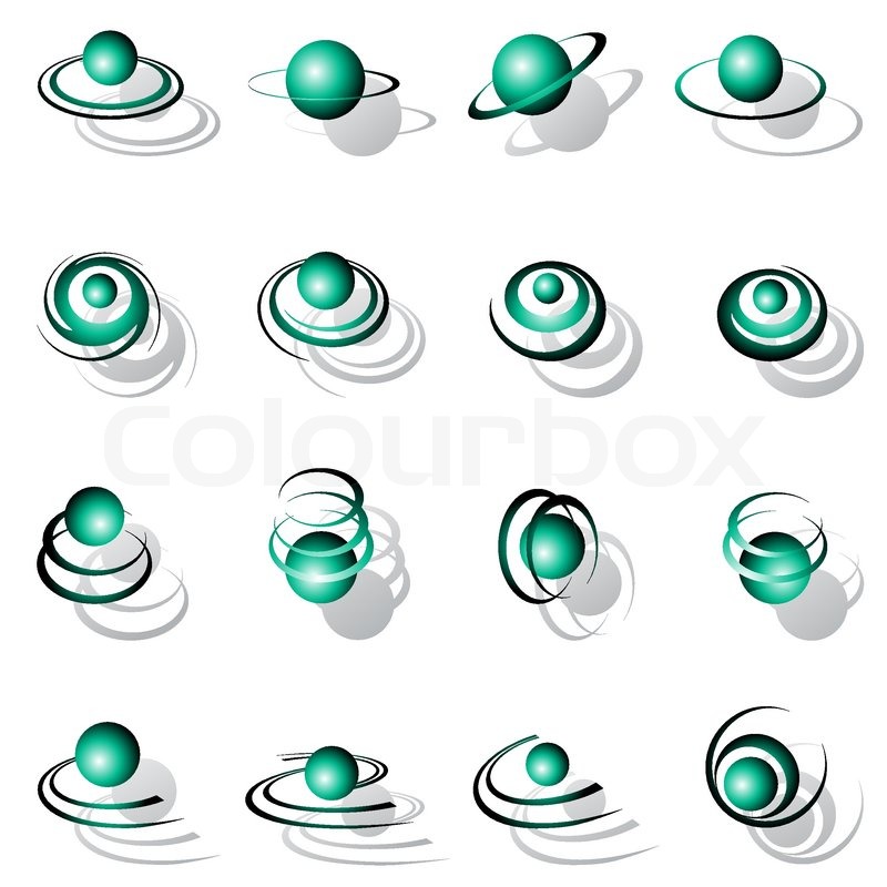 800x800 Rotation And Spiral Movement Stock Vector Colourbox