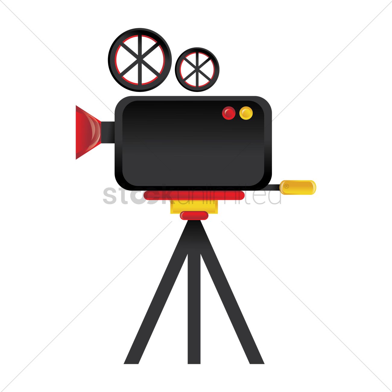 1300x1300 Movie Film Camera Vector Image