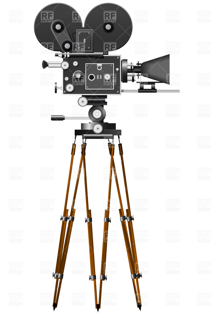 814x1200 Retro Movie Camera Vector Image Vector Artwork Of Technology