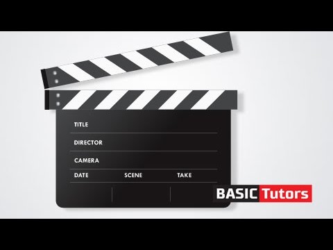 480x360 Creating Movie Clapper Board Vector Drawing