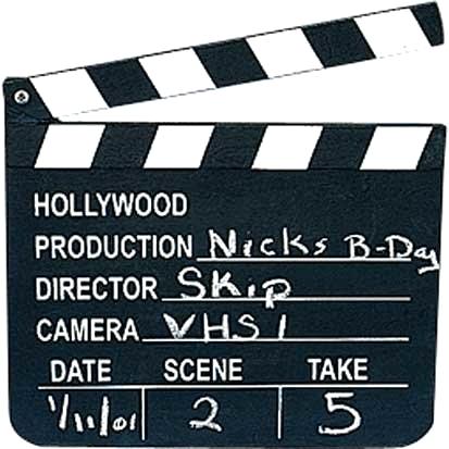 413x413 Clapboard Vector Directors Template Movie Invitations Royalty Free