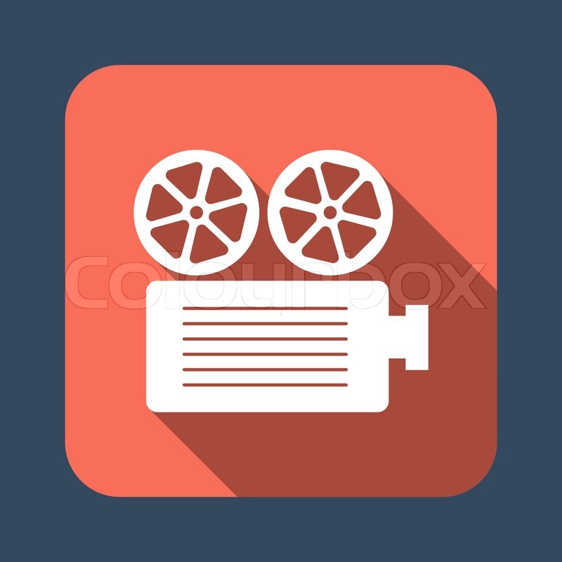 800x800 Movie Projector Vector Icon Stock Vector Colourbox