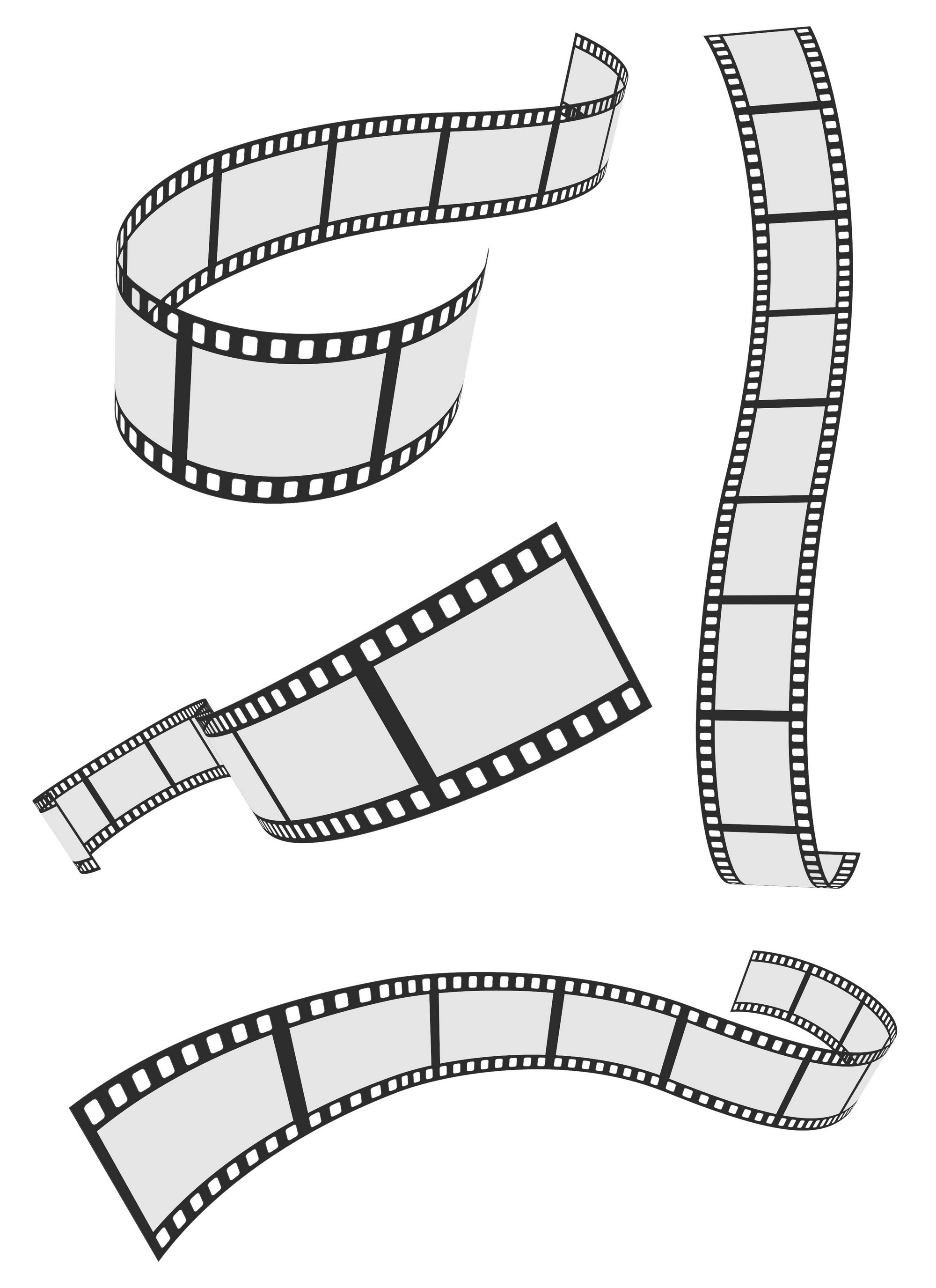 2000x2751 Movie Clipart Roll Vector