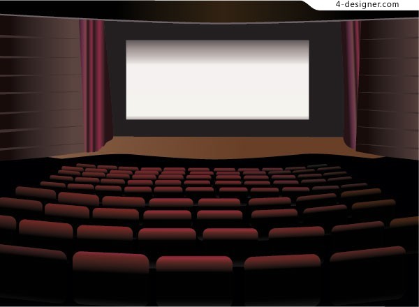 600x440 4 Designer Cinema Vector Material