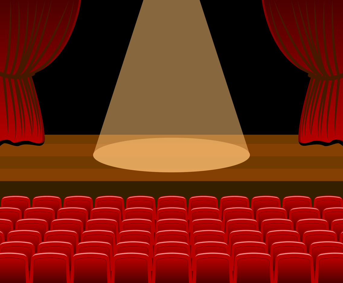 1136x936 Theatre Stage Vector Vector Art Amp Graphics