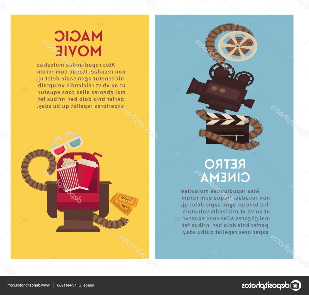 1024x979 Top 10 Stock Illustration Retro Cinema Movie Theater Vector File Free
