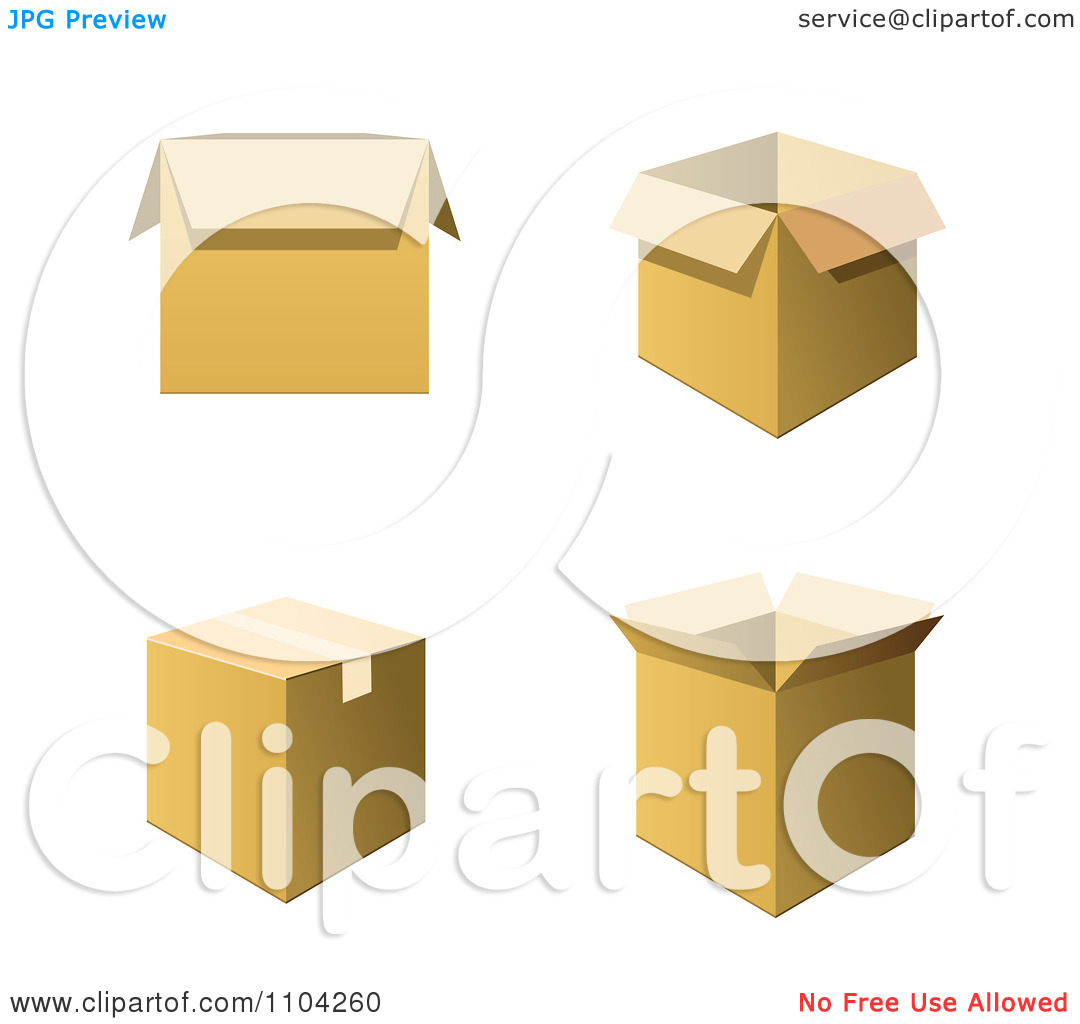 1080x1024 Moving Boxes Clipart