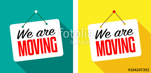500x242 We Are Moving Stock Image And Royalty Free Vector Files On