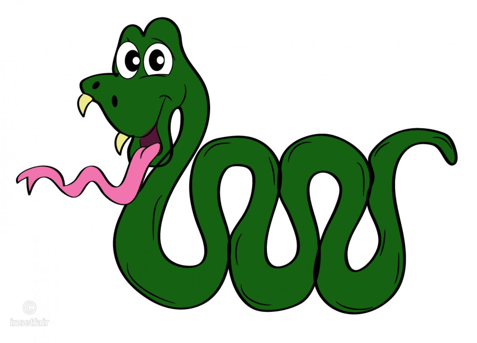 1600x1151 Cartoon Snake Moving On The Ground Vector Drawing