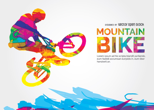 602x430 Mountain Bike Free Vector Download 338449 Cannypic