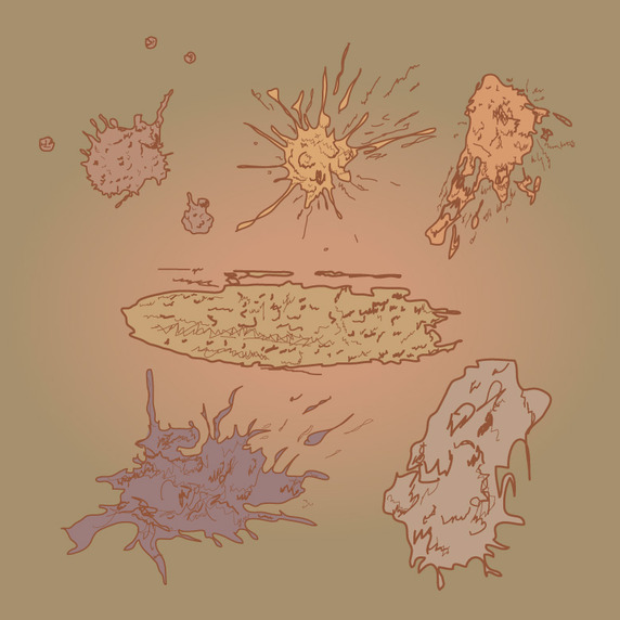 572x572 Mud Splatter Vector Free Vector Download In .ai, .eps, .svg Format