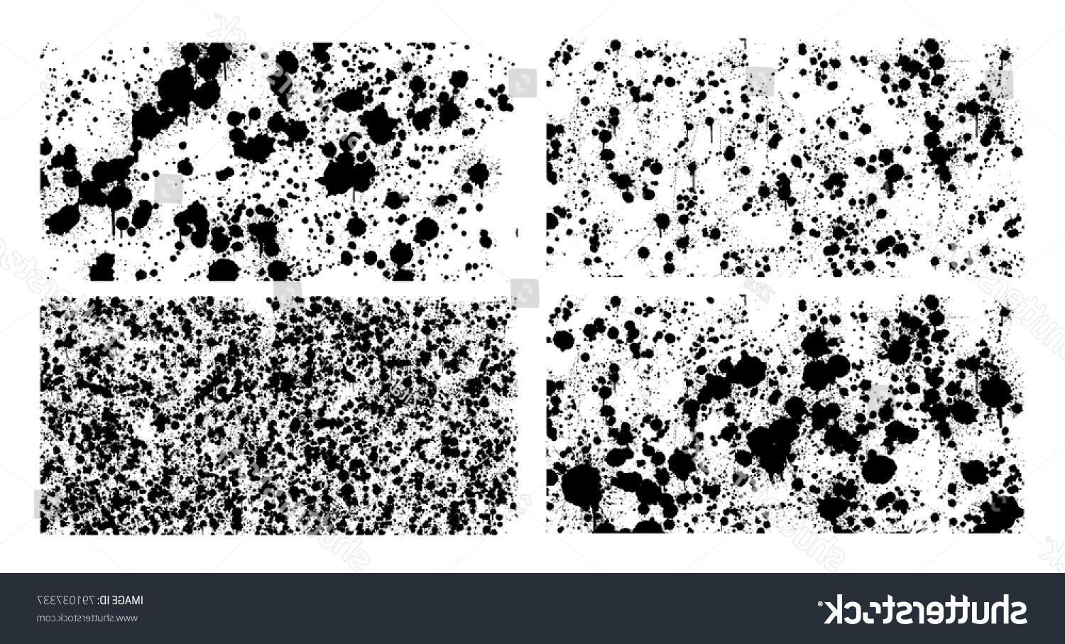 1500x907 Best 15 Stock Vector Black Mud Splatter Background Set Grunge