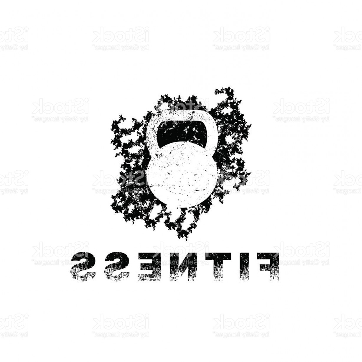1228x1228 Grunge Kettlebell Vector Design Template Gm Arenawp