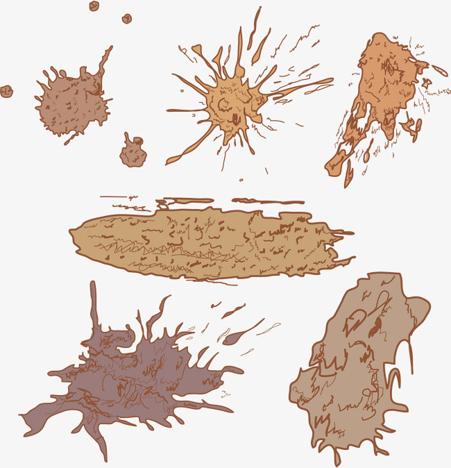 650x674 Hand Painted Wind Splashed Mud, Hand Vector, Wind Vector, Hand