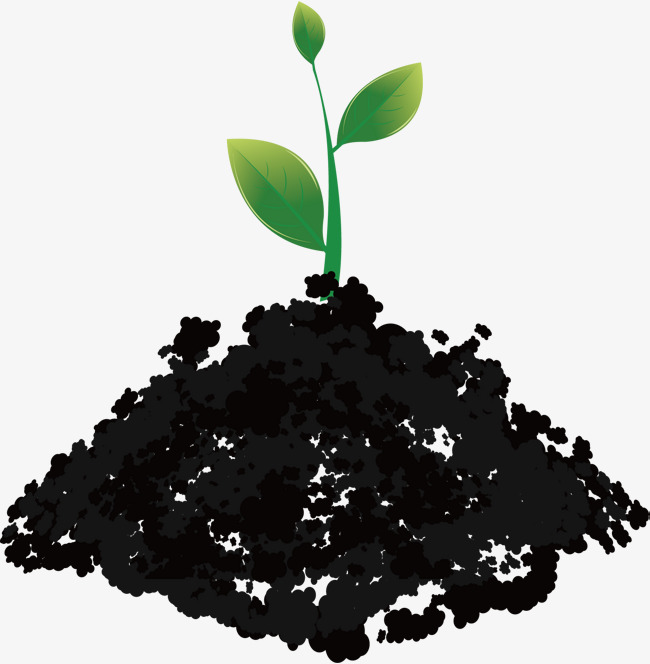 650x664 Mud On The Mound, Vector Material, Seedling, Greening The
