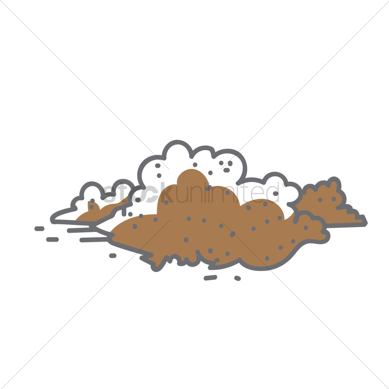 1300x1300 Mud Vector Image