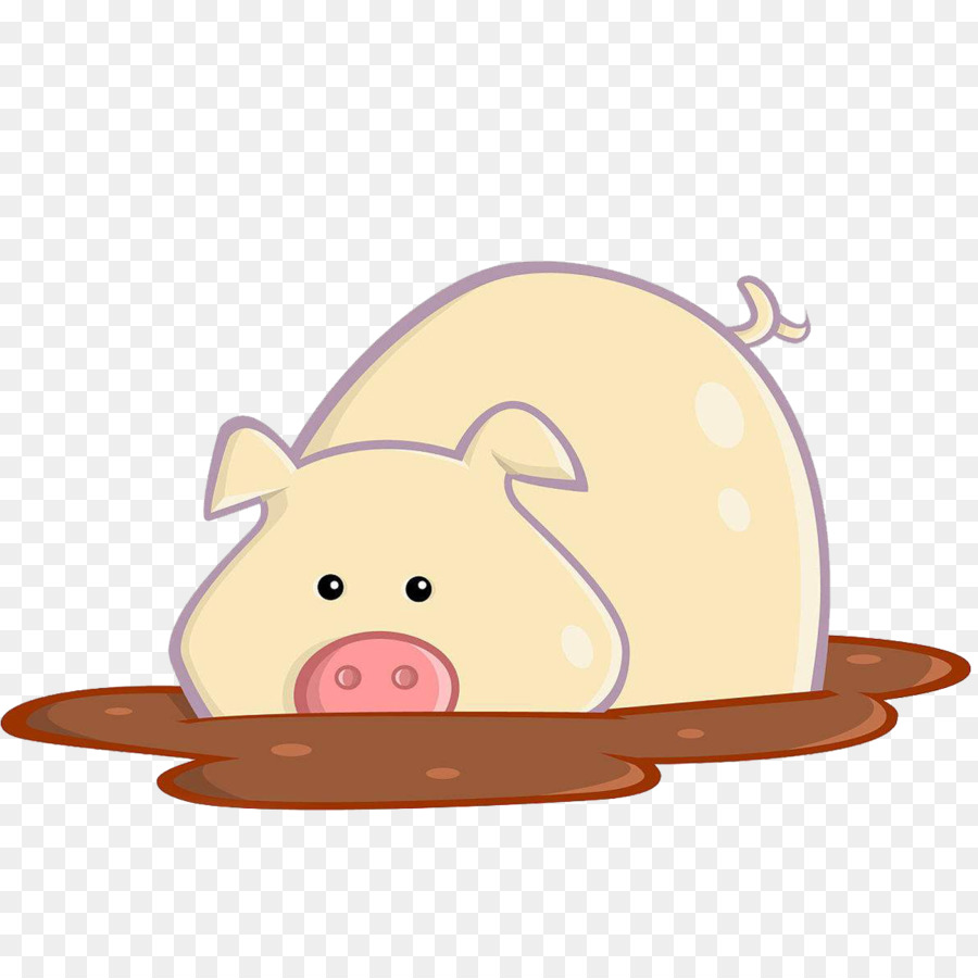 900x900 Pig Mud Scalable Vector Graphics Clip Art