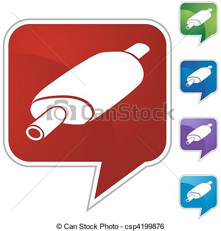 450x470 Muffler Clip Art Vector