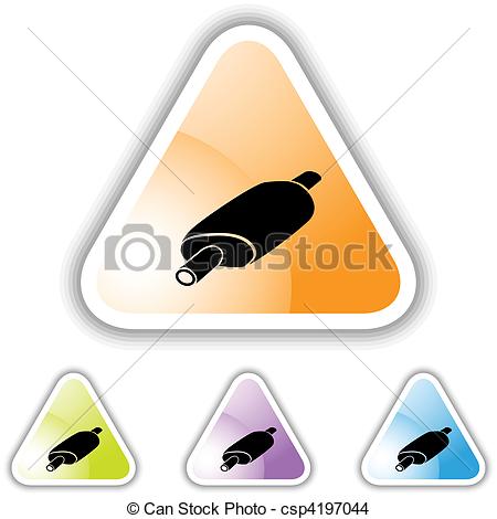 450x470 Muffler Eps Vector