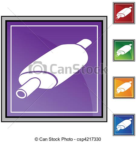 450x470 Muffler Vector Clipart