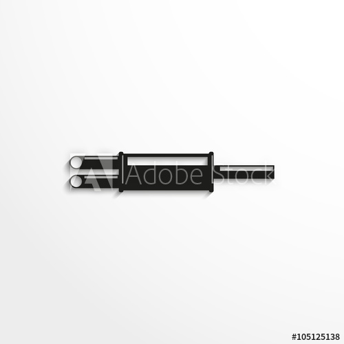 500x500 Car Muffler. Vector Icon.