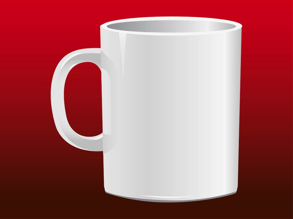 1024x768 Basic Coffee Mug Vector Art Amp Graphics