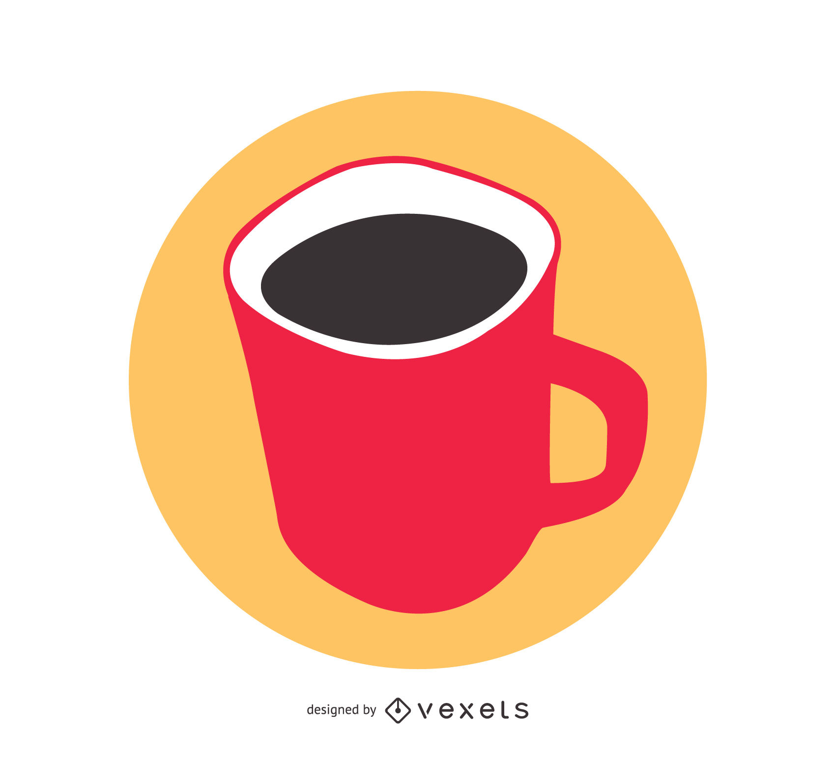 1701x1546 Red Mug Vector