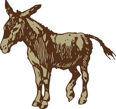 391x368 Mule Donkey Free Vector Download (52 Free Vector) For Commercial