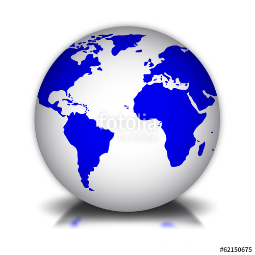 500x500 Bola Del Mundo 3d 2 Stock Image And Royalty Free Vector Files On