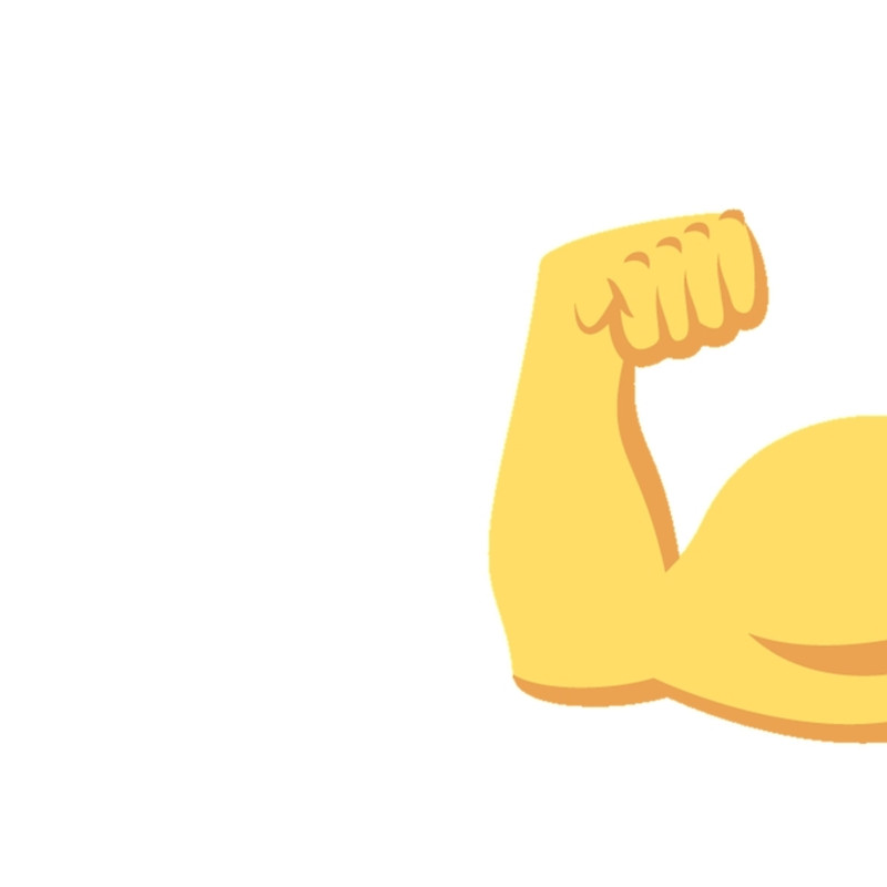 800x800 Emoji Clipart Muscle 22