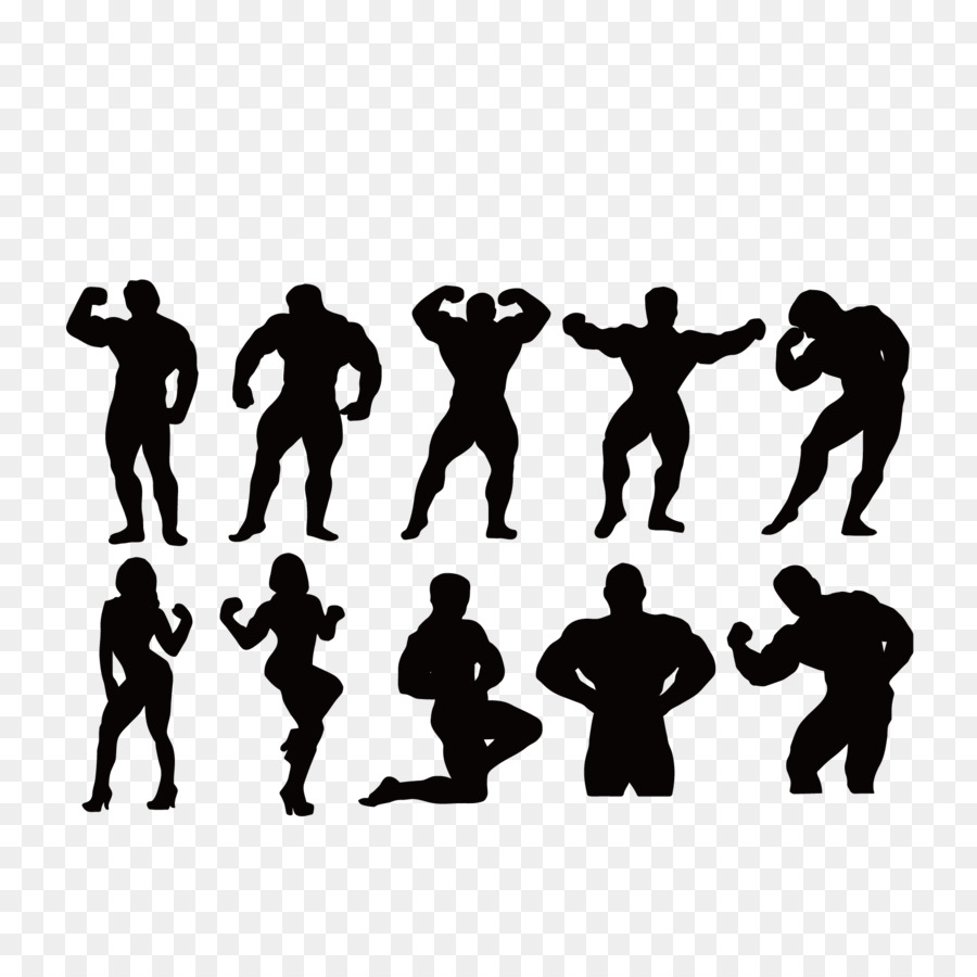 900x900 Bodybuilding Fitness Centre Silhouette Muscle
