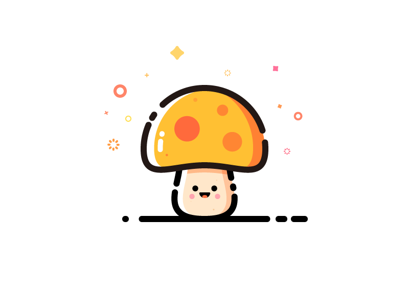 800x600 Mushroom Vector Illustration