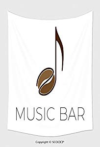 204x300 Home Decor Tapestry Wall Hanging Vector Sign Music