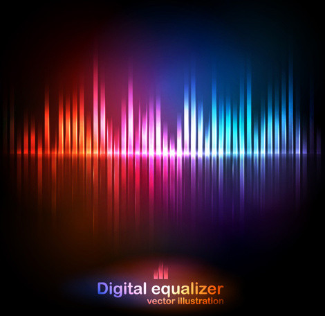 470x456 Colored Music Equalizer Wood Texture Desktop Wallpaper