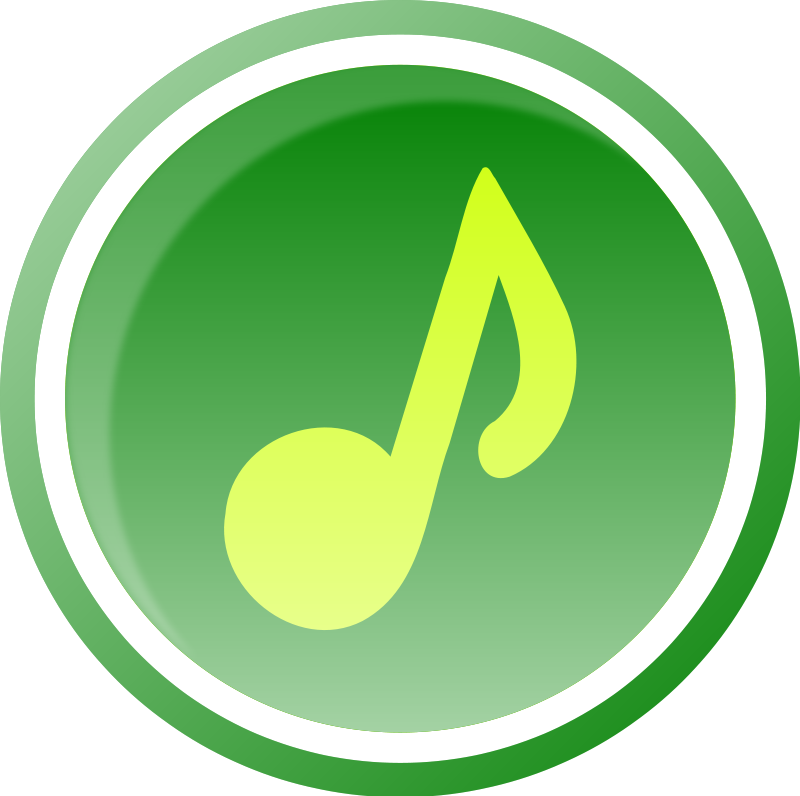 800x796 Music Icon Green 1 Free Vector 4vector