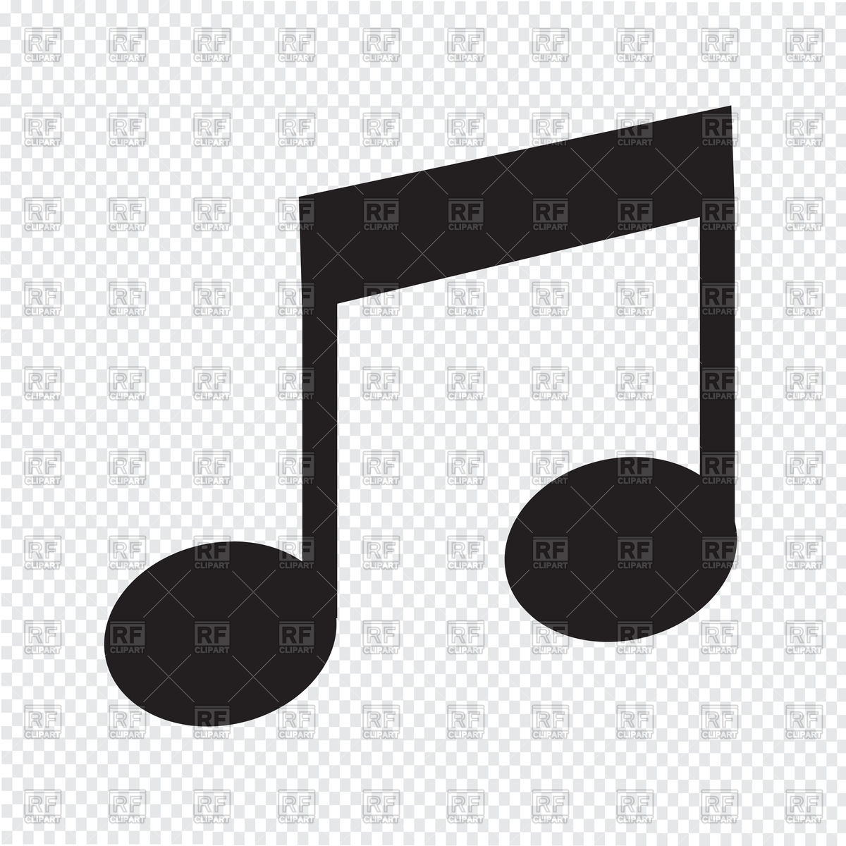 1200x1200 Music Note Icon Vector Image Vector Artwork Of Objects Tumdee