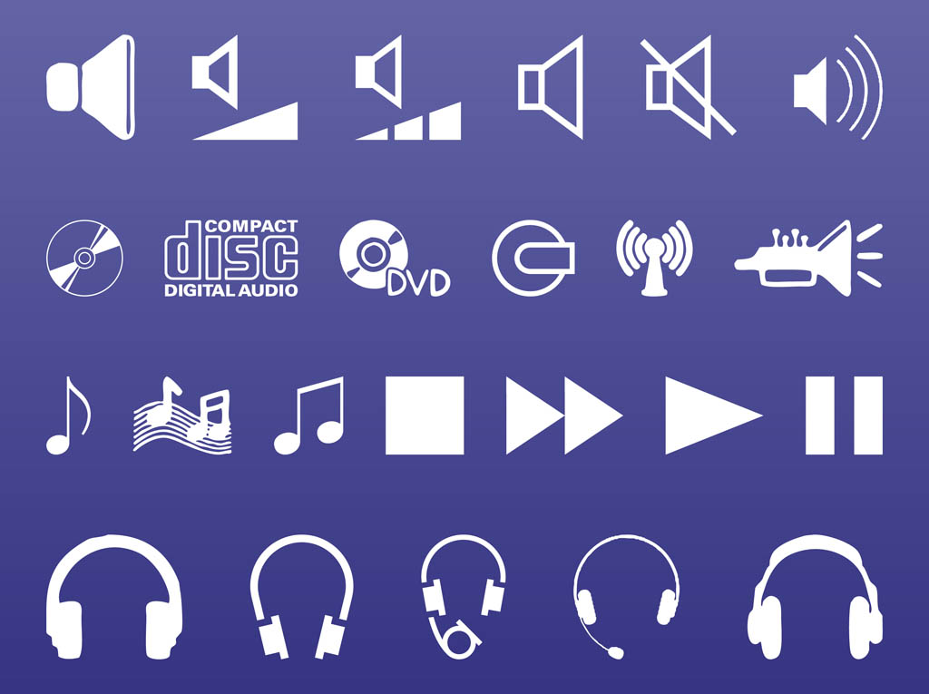 1024x765 Sound And Music Icons Vector Art Amp Graphics