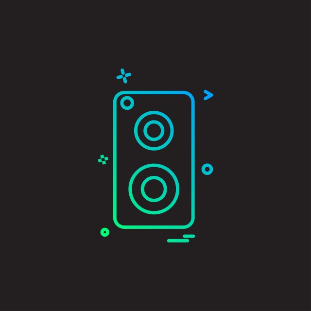640x640 Speaker Music Icon Vector Design, Music, Vector, Design Png And