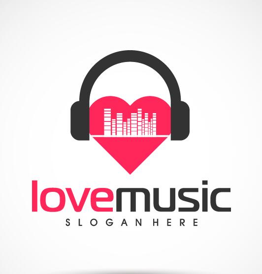 532x557 Love Music Logo Vector Free Download