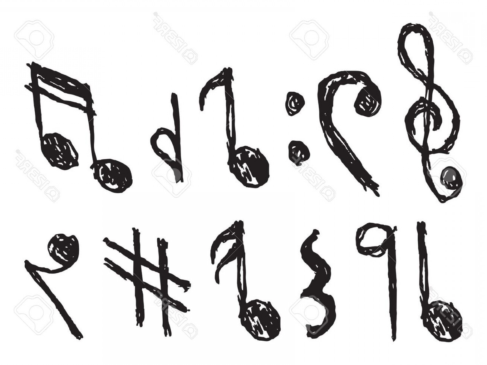 1560x1170 Music Notes Vector Art Free Shopatcloth