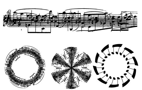 600x380 Sheet Music Note Vectors Free