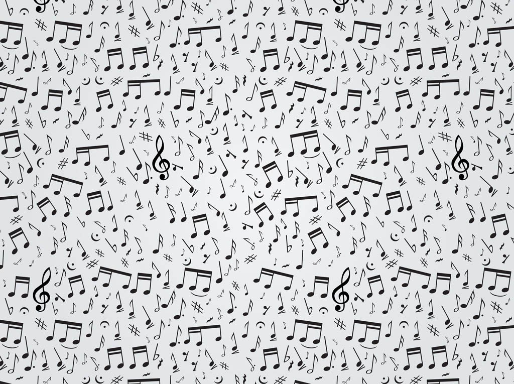 1024x765 Musical Notes Pattern Vector Art Amp Graphics