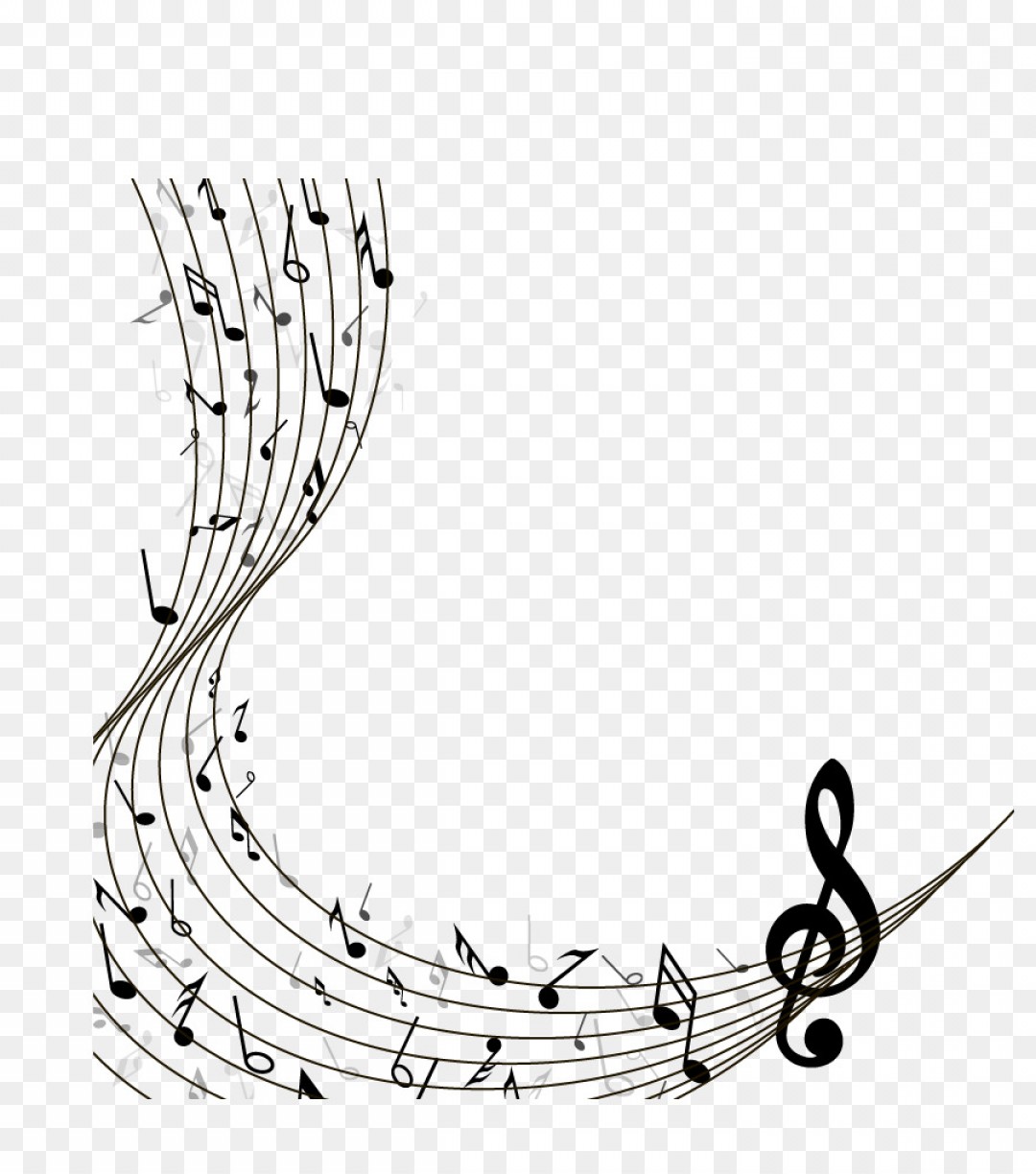 1080x1224 White Music Note Vector Free Arenawp